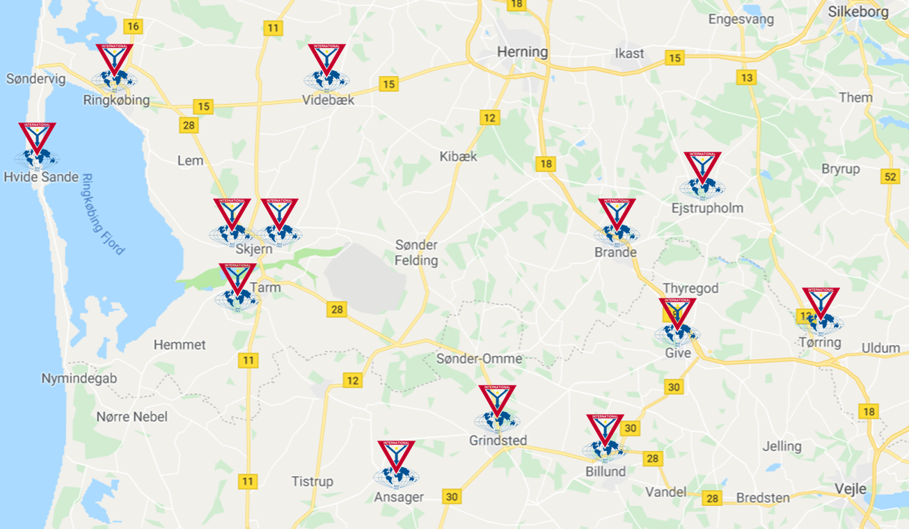 Klubber i distriktet